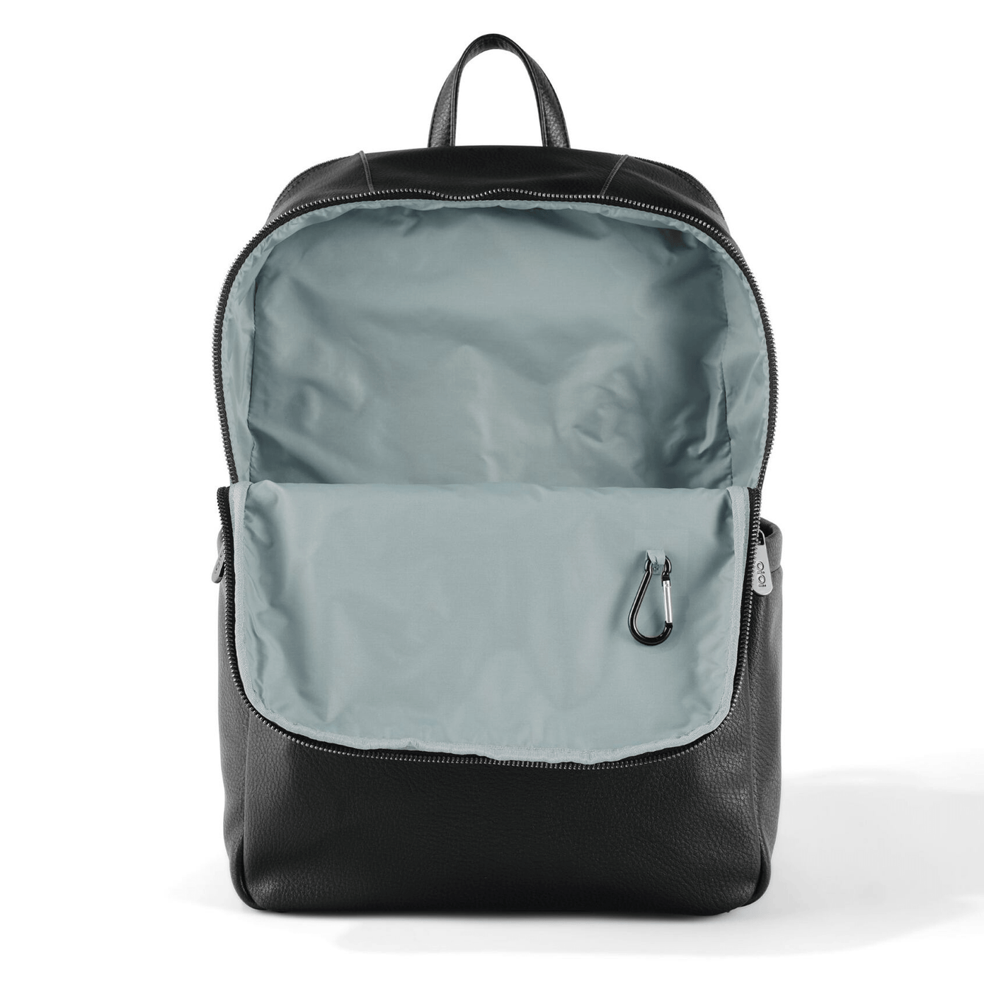 OiOi Multitasker Nappy Backpack - Black Vegan Leather