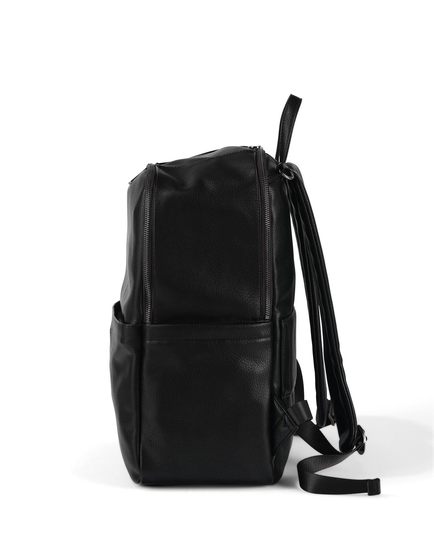 OiOi Multitasker Nappy Backpack - Black Vegan Leather