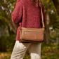 OiOi Multitasker Pram Caddy 2.0 Chestnut Vegan Leather