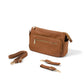 OiOi Multitasker Pram Caddy 2.0 Chestnut Vegan Leather