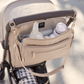 OiOi Multitasker Pram Caddy 2.0 Oat Vegan Leather