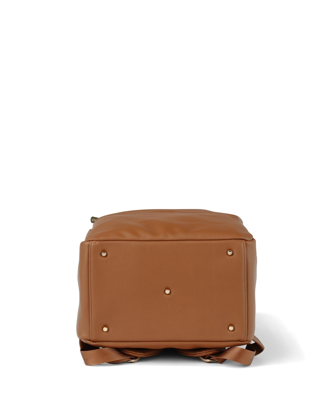 OiOi Multitasker Nappy Backpack - Chestnut Brown Vegan Leather