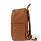 OiOi Multitasker Nappy Backpack - Chestnut Brown Vegan Leather