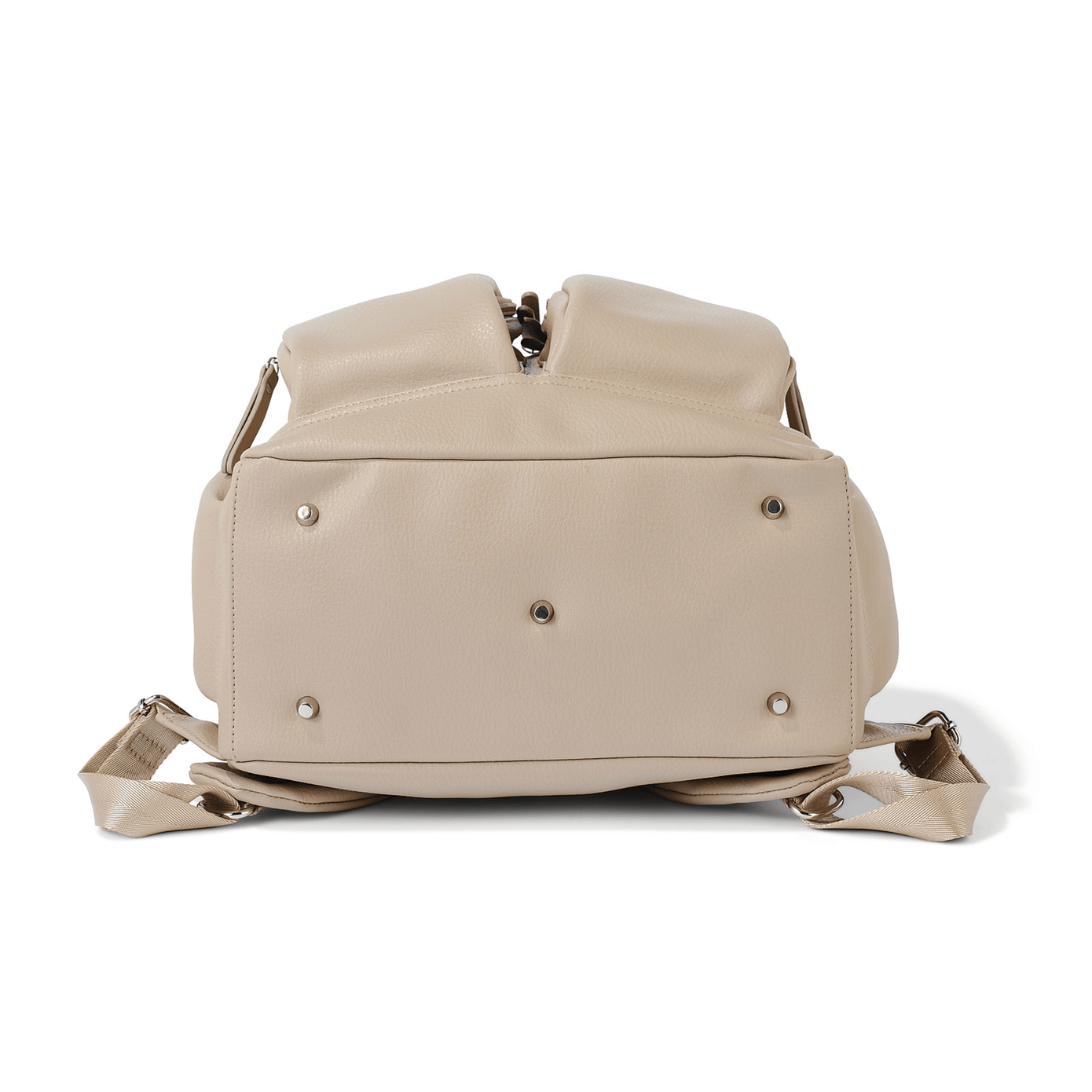 OiOi Signature Nappy Backpack - Oat Vegan Leather