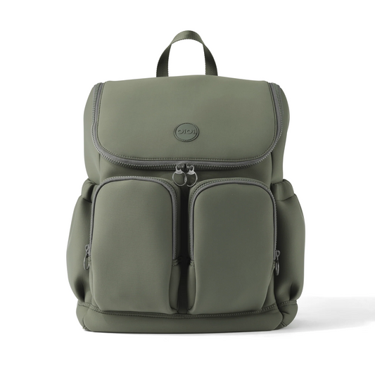 OiOi Signature Nappy Backpack - Sage Neoprene