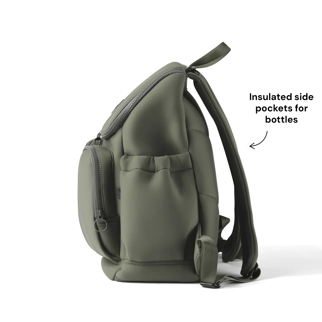 OiOi Signature Nappy Backpack - Sage Neoprene