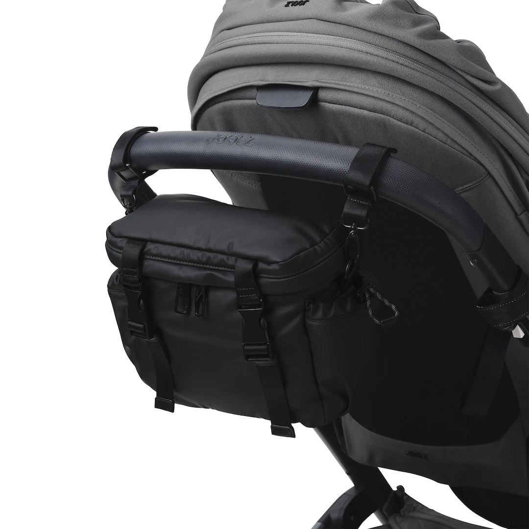 Caddy Backpack Traveller Pram Caddy Black Weatherproof – Room For Two
