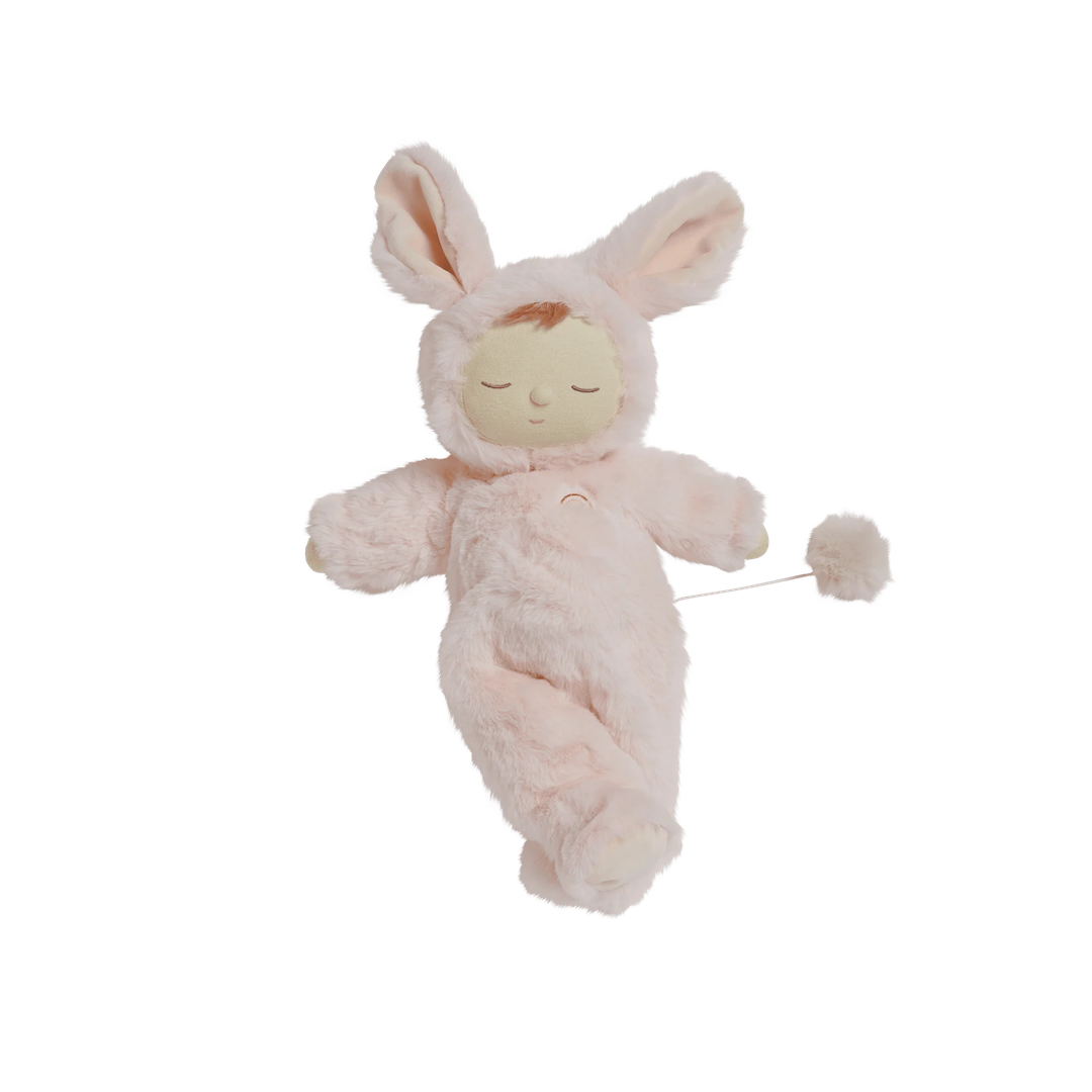 Lullaby Cozy Dinkum Bunny Moppet - Pink