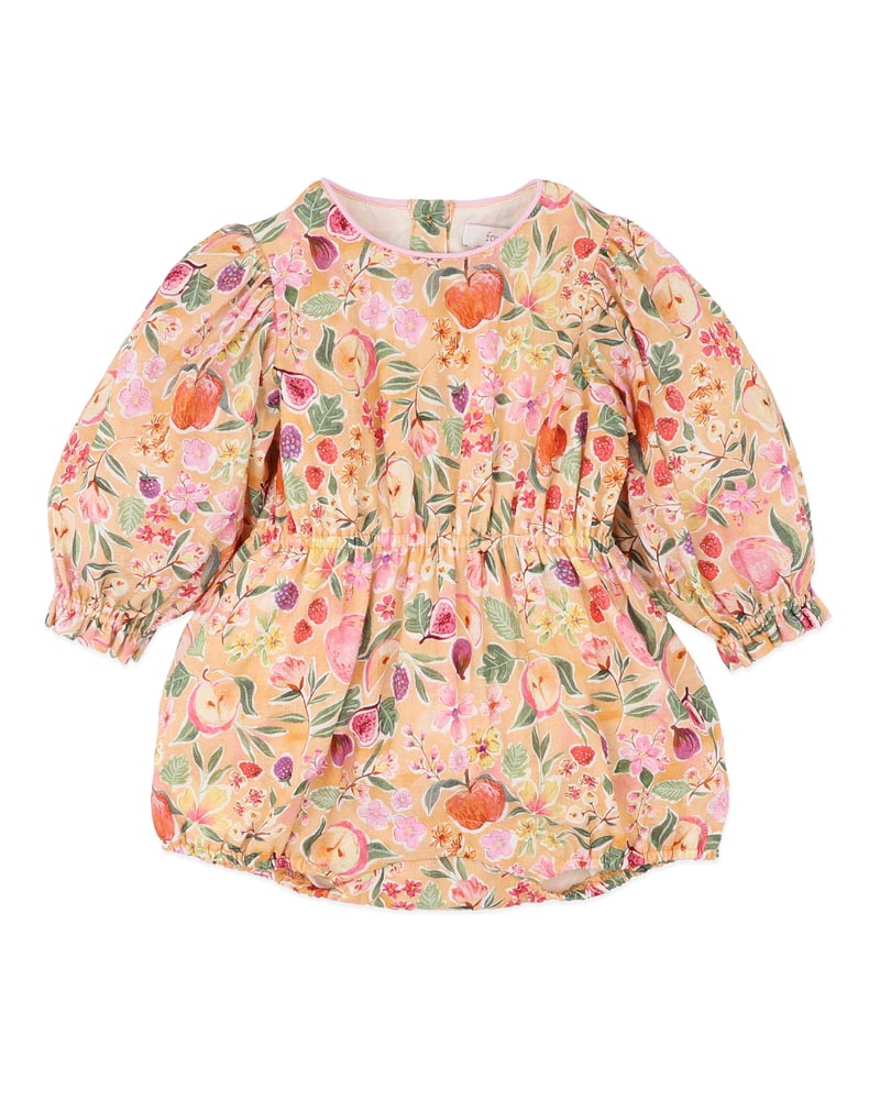 Orchard Bloom Long Sleeve Woven Romper