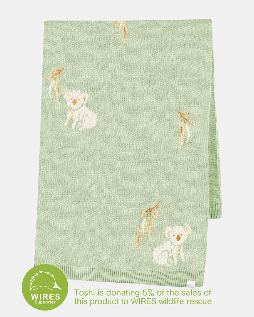 Organic Blanket Storytime Koala