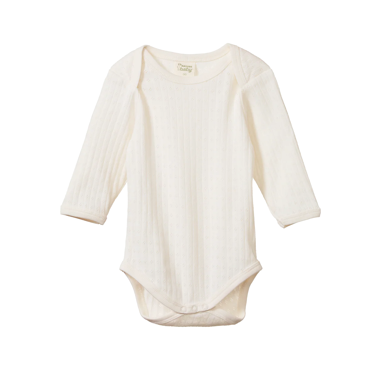 Pointelle Long Sleeve Bodysuit
