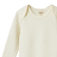 Merino Essential L/S Bodysuit Pointelle Natural