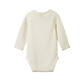 Merino Essential L/S Bodysuit Pointelle Natural