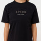 Apéro Origin Embroidered Tee - Black / Beige