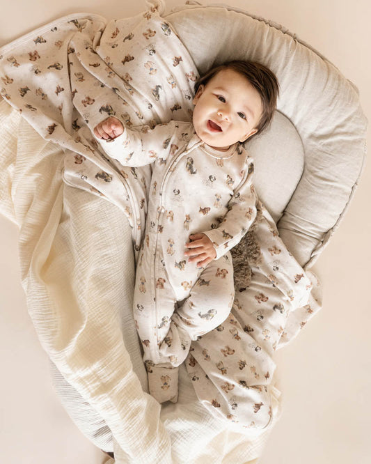 Otto Organic Long Sleeve Zipsuit Premature