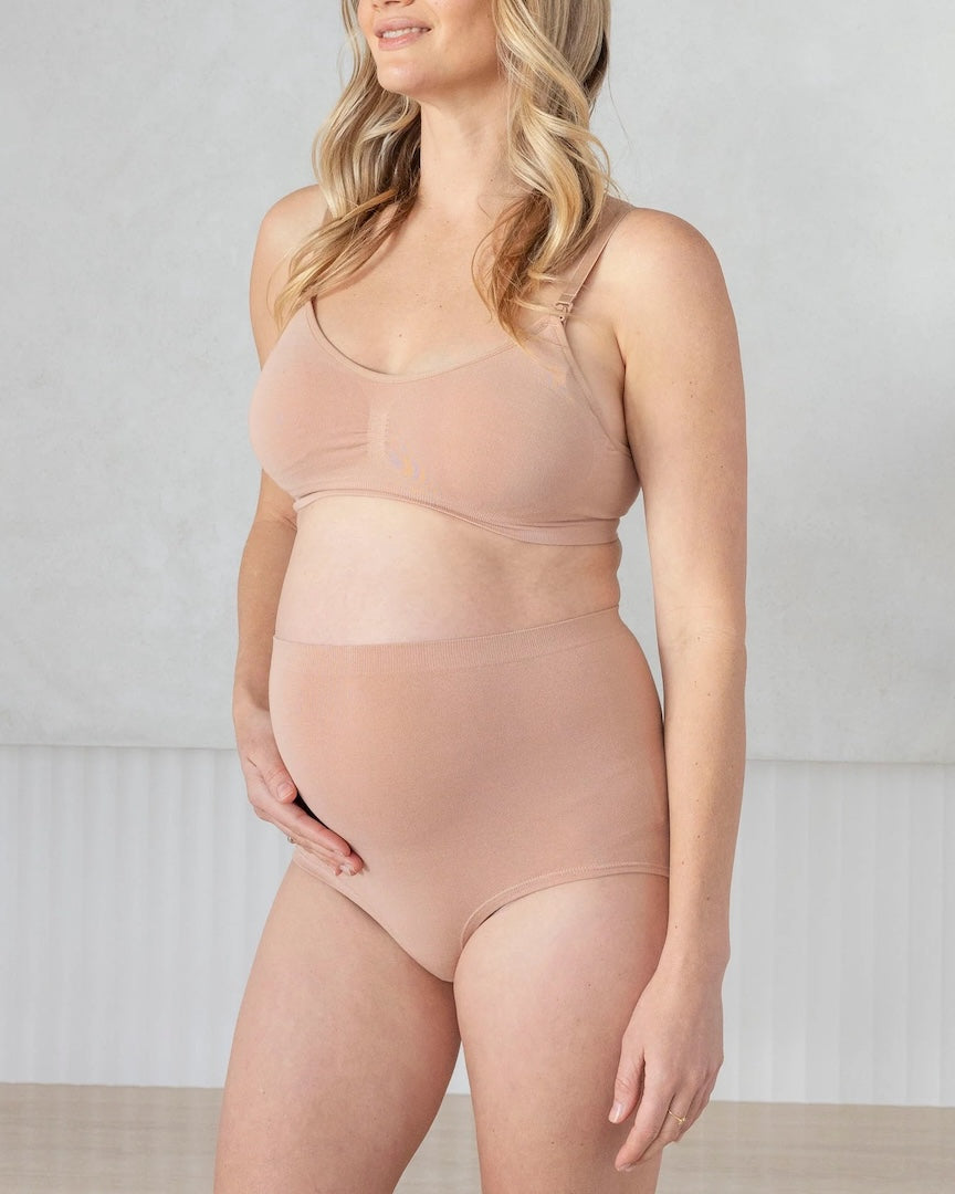 Bamboo Maternity Brief In Nude