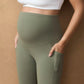 Active Overbelly Side Pocket 7/8 Leggings Sage