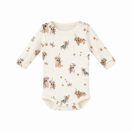 Pawfect Pals Long Sleeve Bodysuit