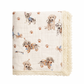 Pawfect Pals Lace Edge Muslin Blanket