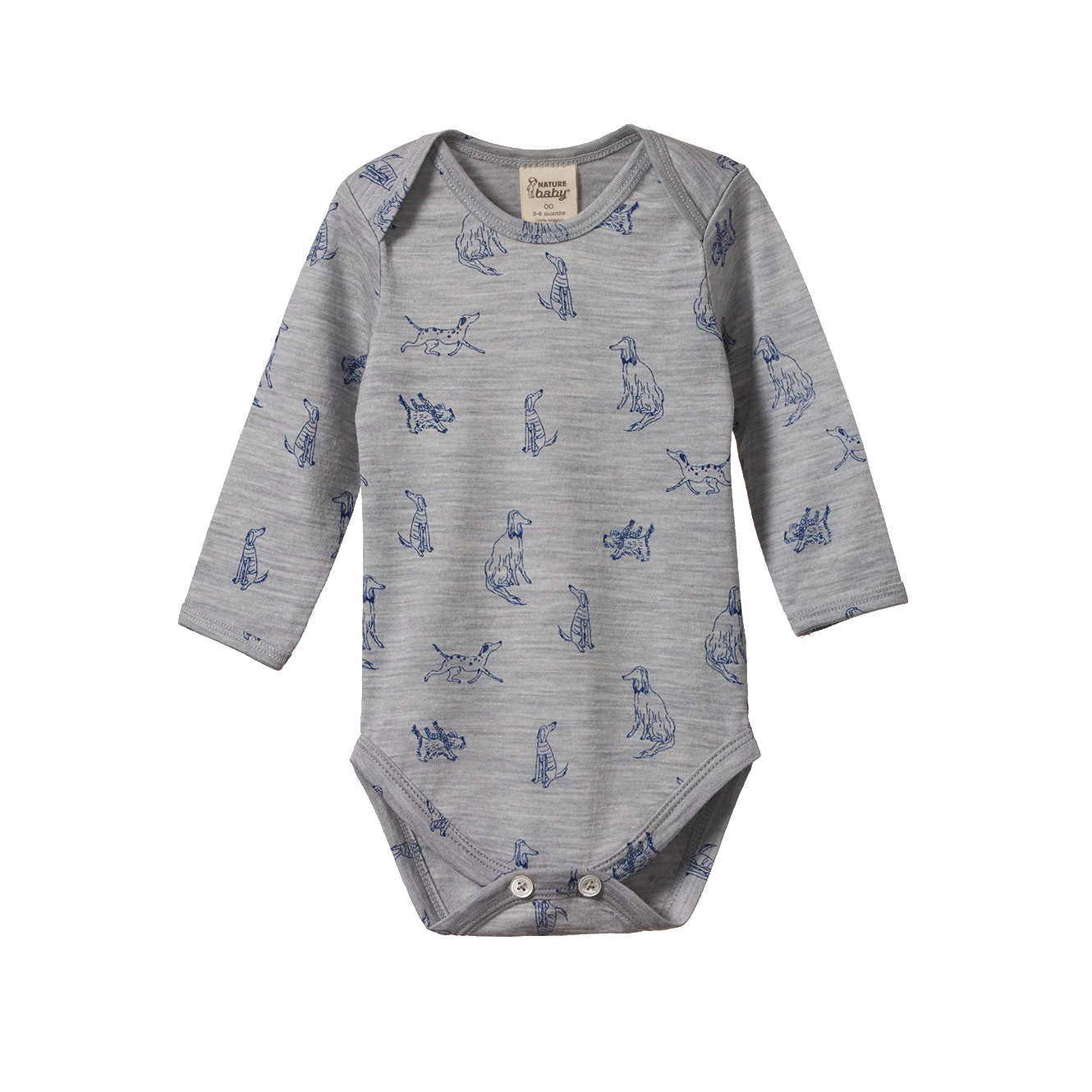 Merino Long Sleeve Bodysuit Best Friend