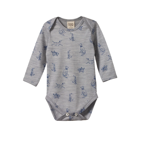 Merino Long Sleeve Bodysuit Best Friend