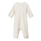 Pointelle Henley Sleep Suit Natural