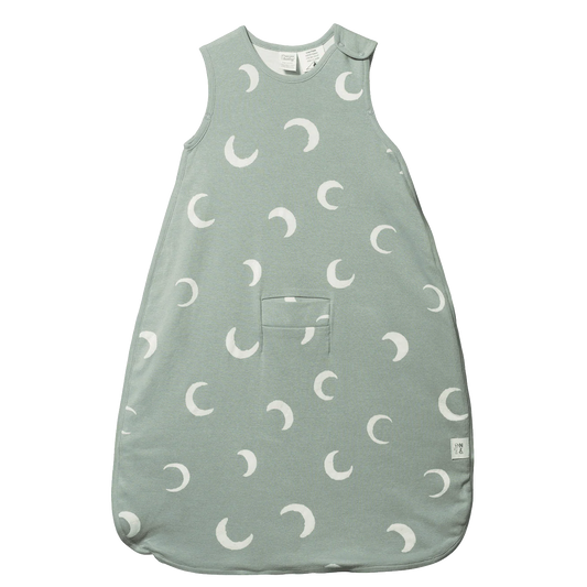 Organic Cotton & Merino Sleeping Bag Crescent 3-24M