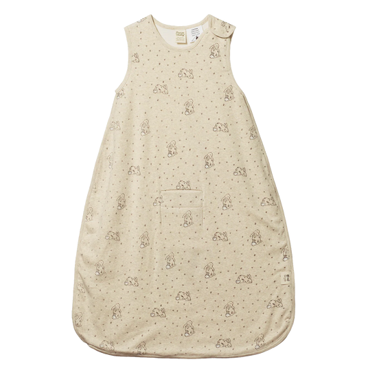 Organic Cotton & Merino Sleeping Bag Bramble Burrow 3-24M