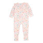 Fern Floral Organic Long Sleeve Zipsuit Premature