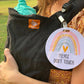 No Touching Pram Tag Rainbow