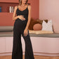 Debra Wide Leg Maternity Bamboo Pants in Black