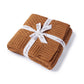 Bronze Diamond Knit Organic Baby Blanket