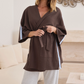 Rest Assured Robe - Chocolate/Blue