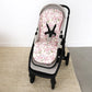Cherry Blossom Universal Organic Pram Liner