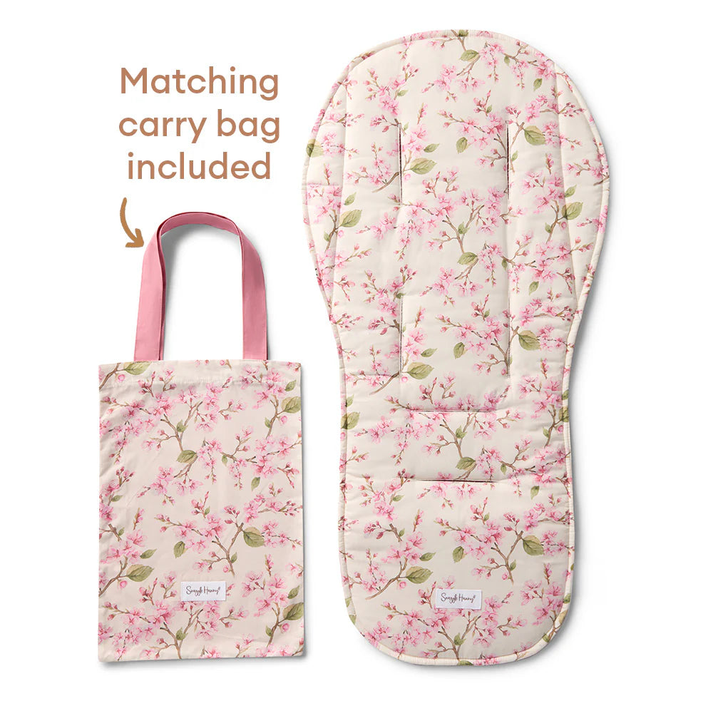 Cherry Blossom Universal Organic Pram Liner