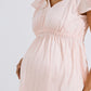 Serena Baby Shower Maternity Sundress in Spanish Pink