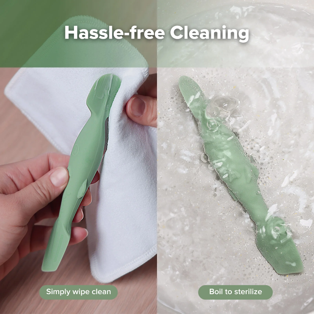 Haakaa NoMess Dual Ended Silicone Cream Applicator Lavender