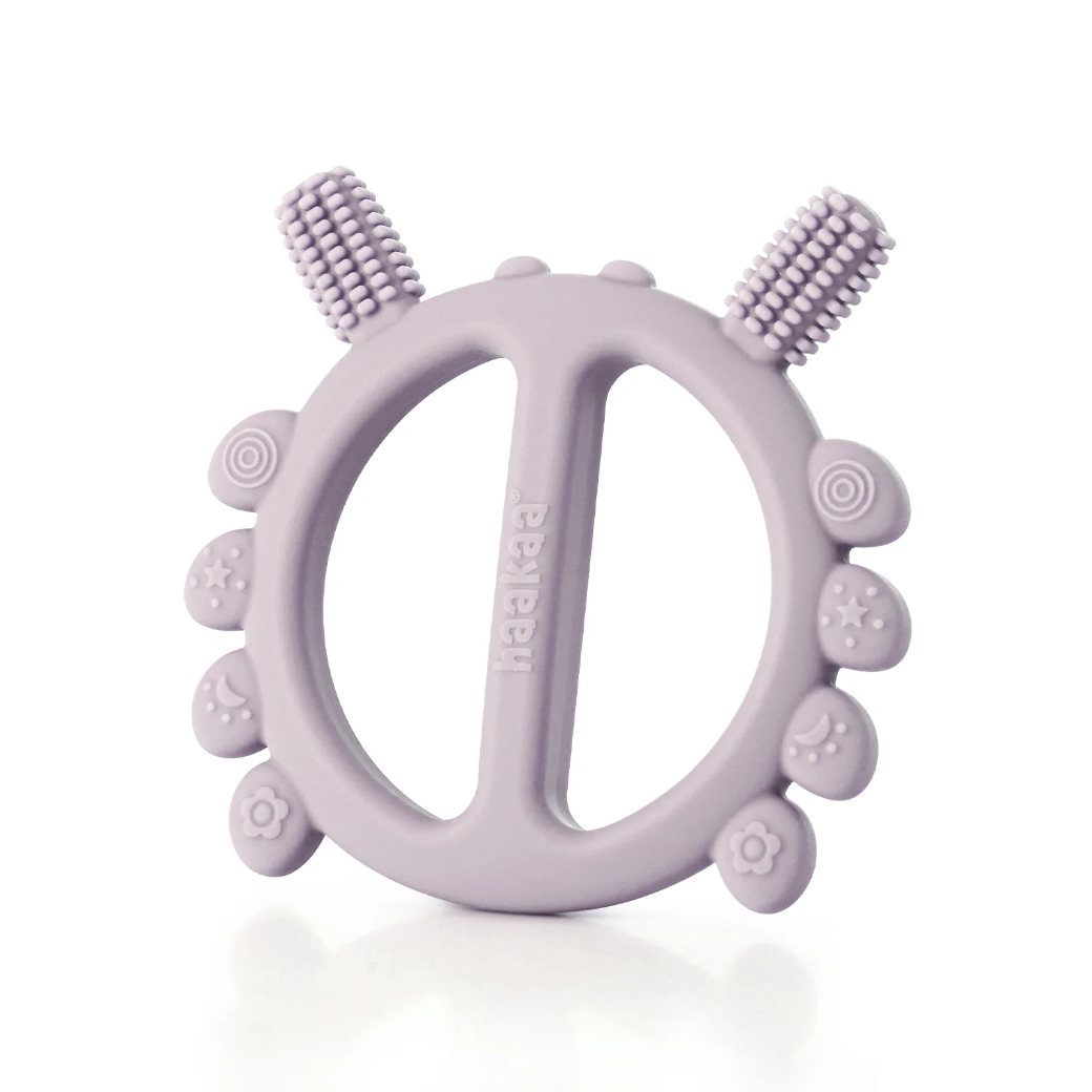 Haakaa Silicone Crab Teether Lavender