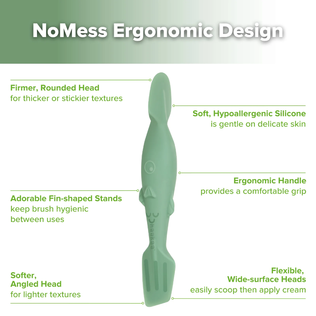Haakaa NoMess Dual Ended Silicone Cream Applicator Lavender