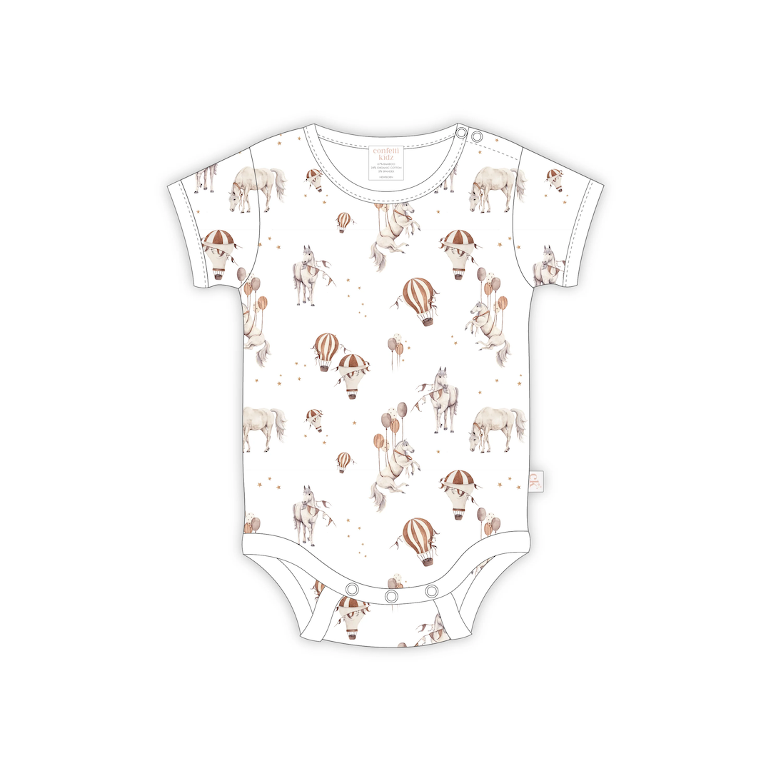 Sky Stallions Bamboo Bodysuit