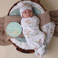 Snuggle Hunny Easter Bunnies Organic Jersey Wrap & Beanie My First Easter