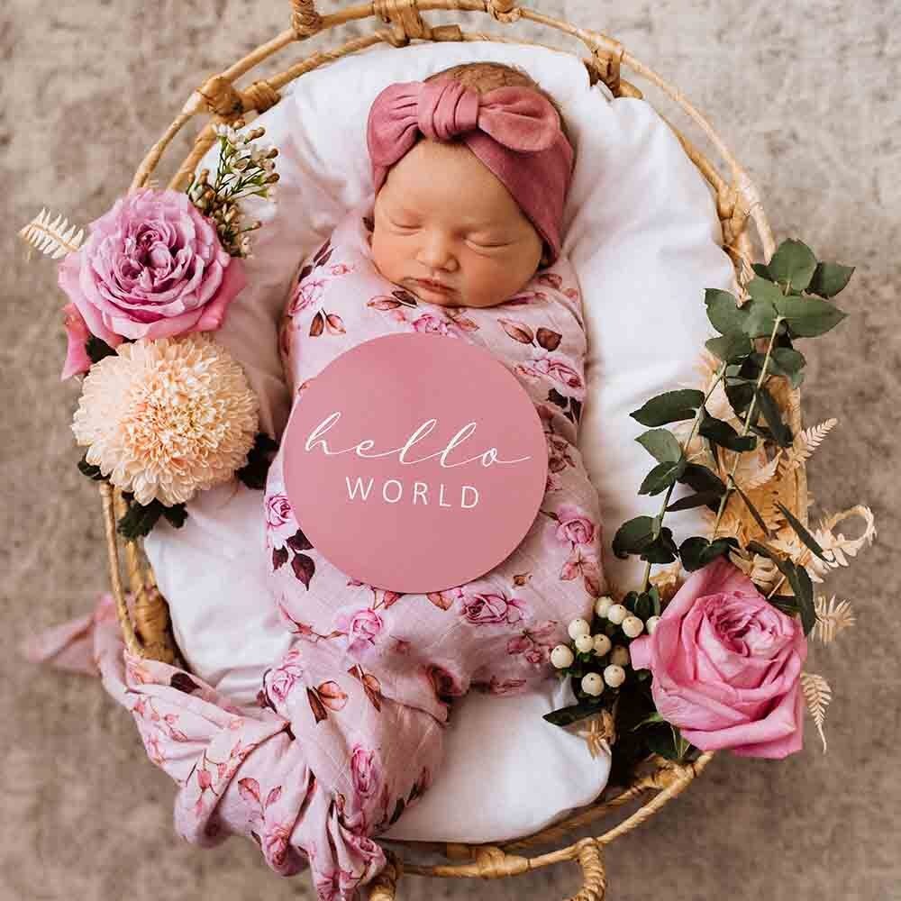 Blossom Organic Muslin Wrap