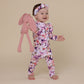 Blushing Beauty Organic Snuggle Suit Convertible Romper