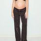 Heaven Straight Maternity Jeans Black