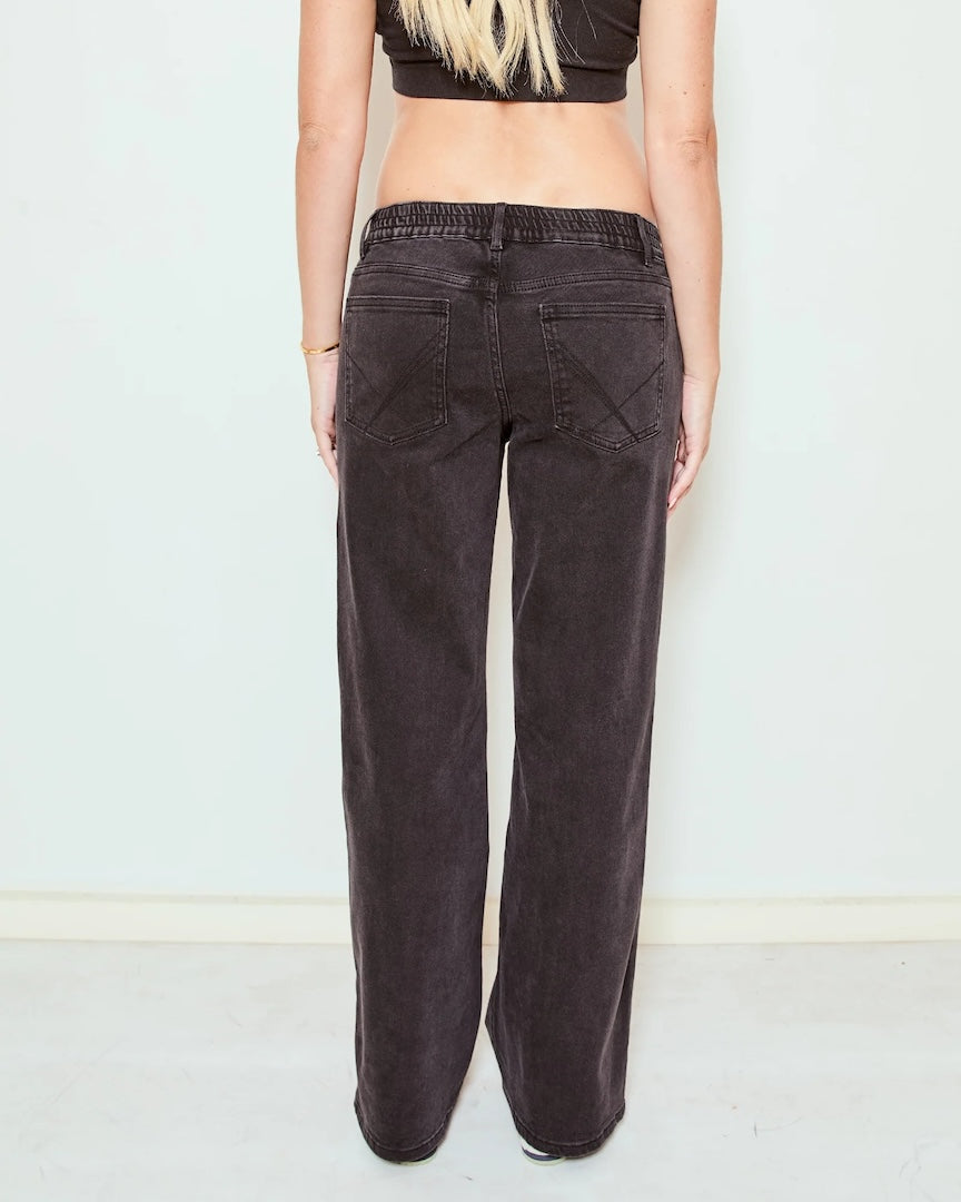 Heaven Straight Maternity Jeans Black