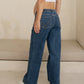 Heaven Straight Maternity Jeans Blue Wash