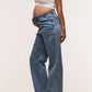 Relaxed Wide Leg Maternity Jeans