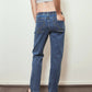 Soon Slim Straight Leg Jeans Blue Wash
