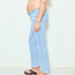 Soon Slim Straight Leg Jeans Classic Light Wash (Cropped)