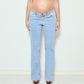 Soon Slim Straight Leg Jeans Classic Light Wash
